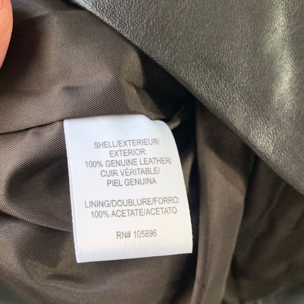 Worth New York dark chocolate brown Leather Moto Vest – Size 10 (NWOT) - Picture 10 of 10
